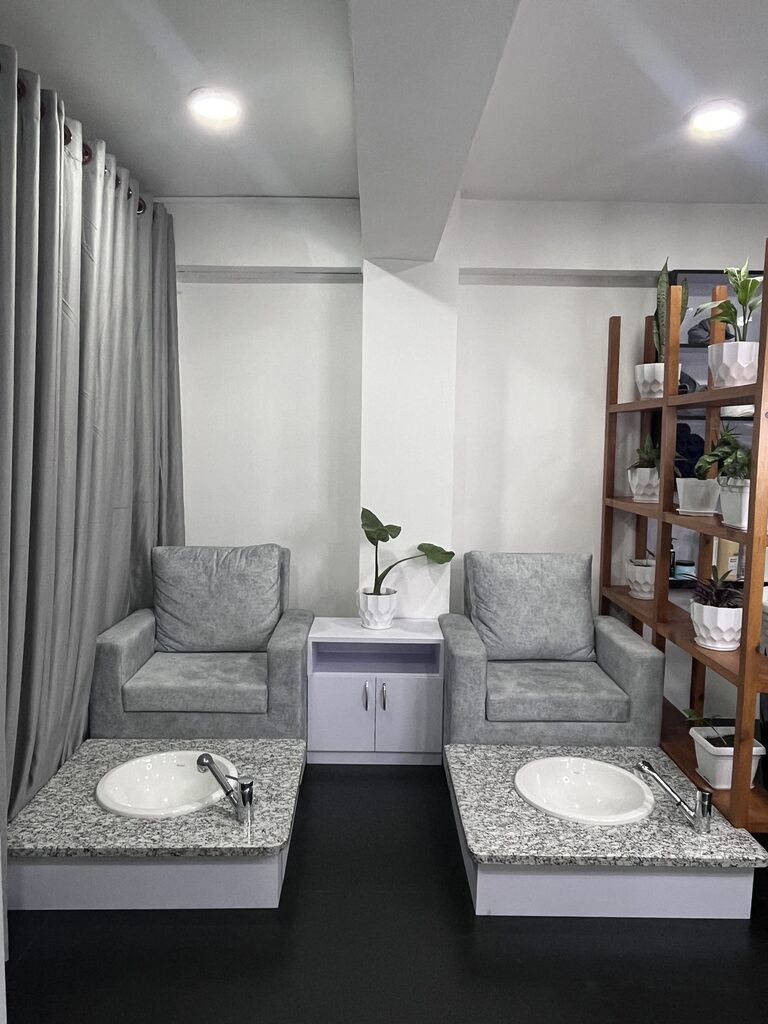 Pedicure treatment service at Mangpahang Unisex Salon Kathmandu